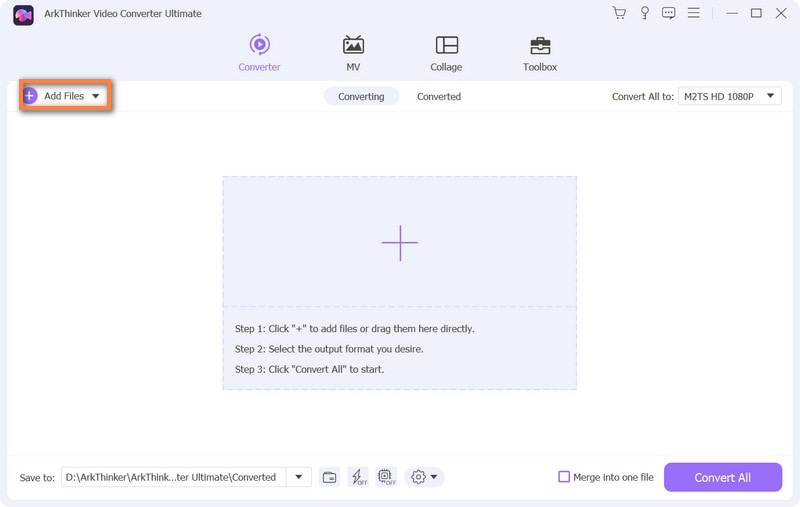 Interfaccia definitiva di Arkthinker Video Converter