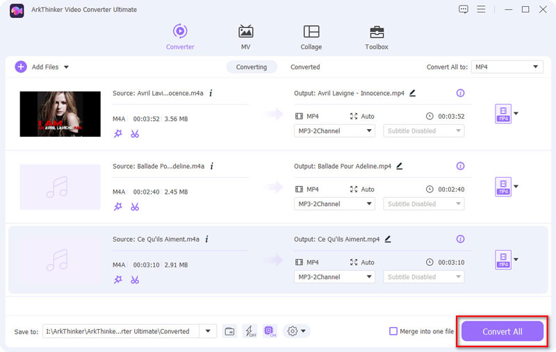 Convert M4A Audio