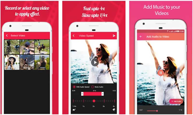 App zum Senden von Videos auf Android VideoSpeed