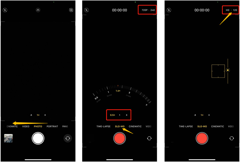 Optag en Slow Motion Video iPhone