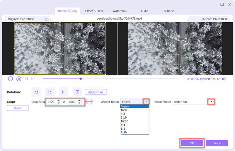 Crop Video Converter Ultimate