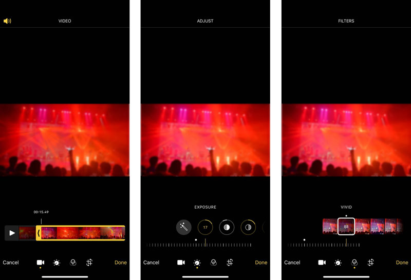 Editar vídeo en cámara lenta iPhone