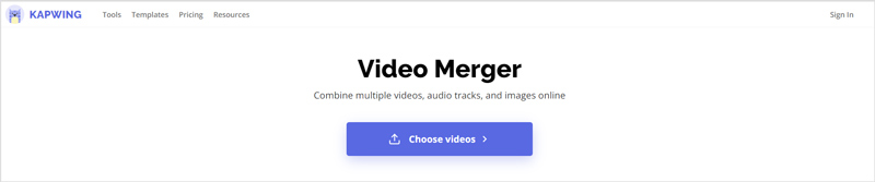 Web Kapwing Video Merger