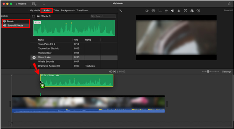 Realizza un video musicale su Mac con iMovie