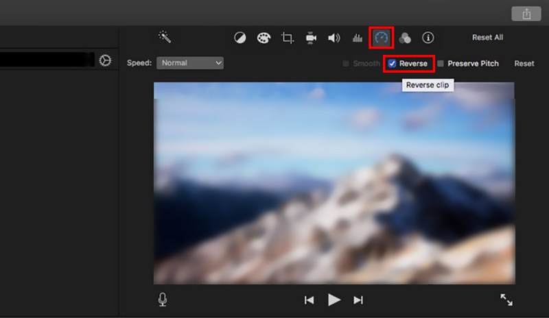 Reverse a Video in iMovie
