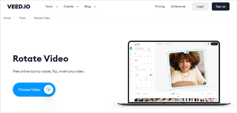 Veed IO Rotate Video Online