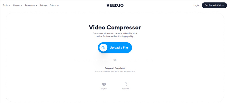 Compresor de vídeo VEED.IO