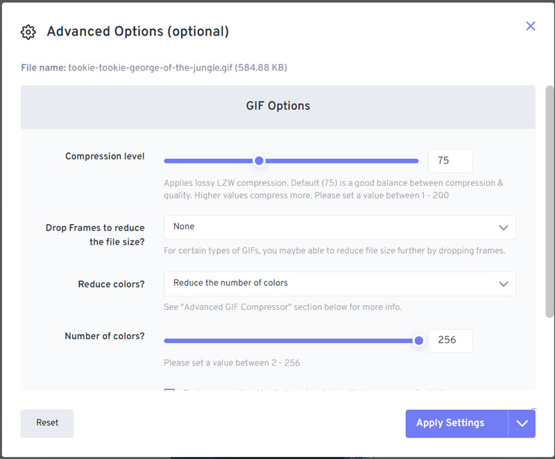 GIF File Size Reducer - Free Download - Make a GIF Smaller in KB