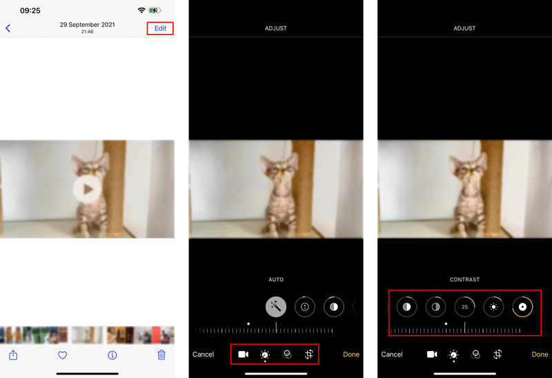 Вбудований додаток Video Enhancer для iPhone