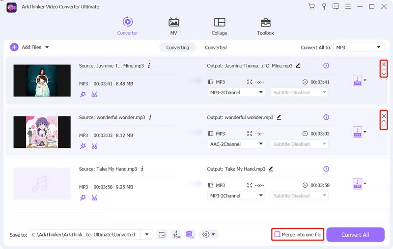 Kombinieren Sie Audiodateien VCU