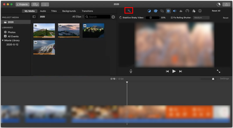 Улучшите качество видео на Mac iMovie