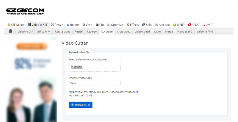 Ezgif Online Video Cutter
