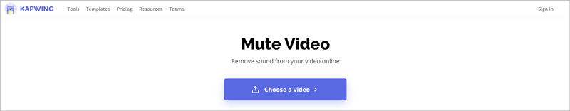 Kapwing Mute-video