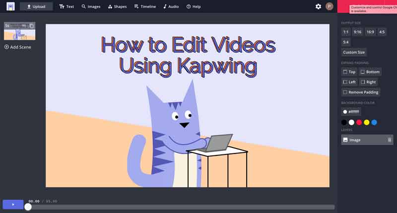 Kapwing online video