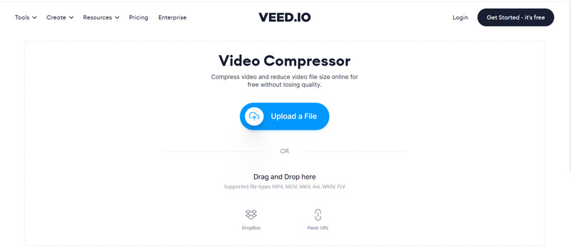 Veed IO Video Compressor