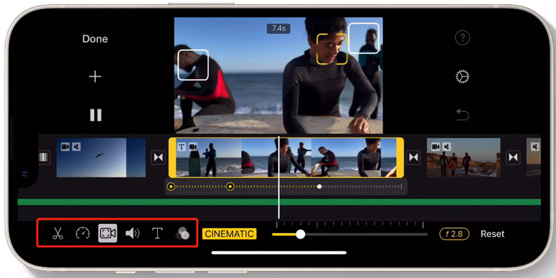 Video Editing Features in iMovie App