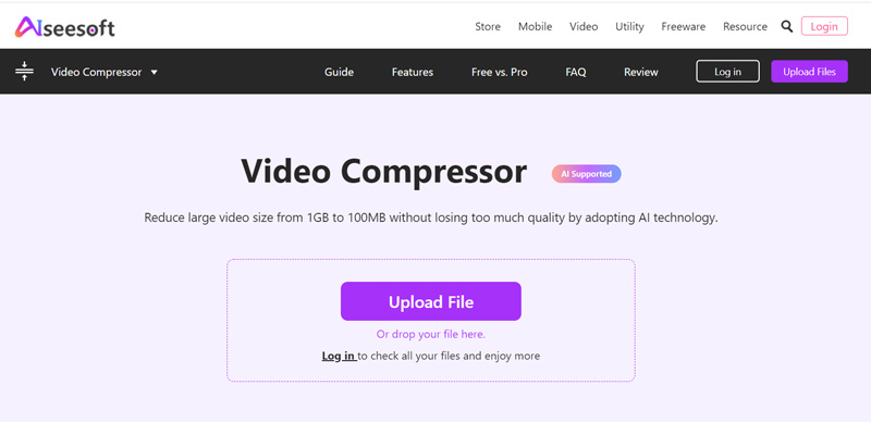 Free MP4 Video Compressor Aiseesoft