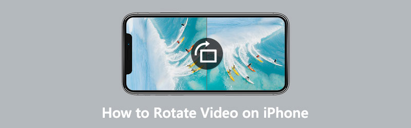 Hoe video op iPhone te roteren