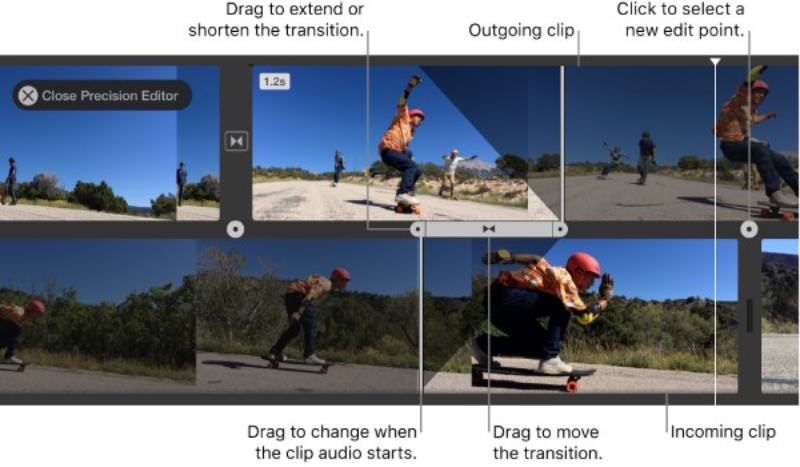 iMovie Recortar vídeo con precisión