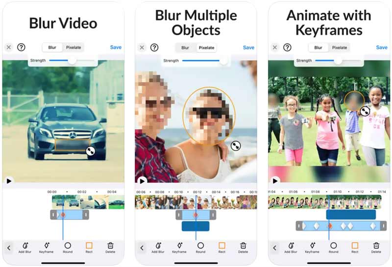 Blur Video App til iPhone iPad