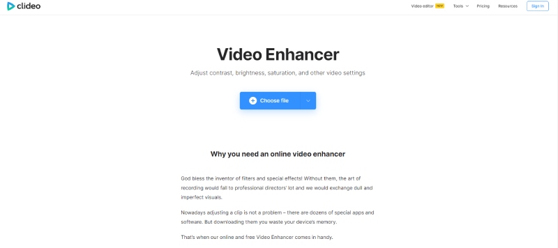 Clideo Viewo Enhancer