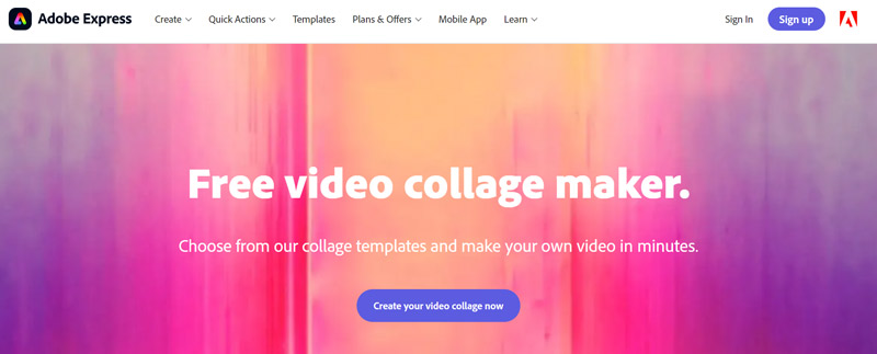Adobe Express Free Video Collage Maker