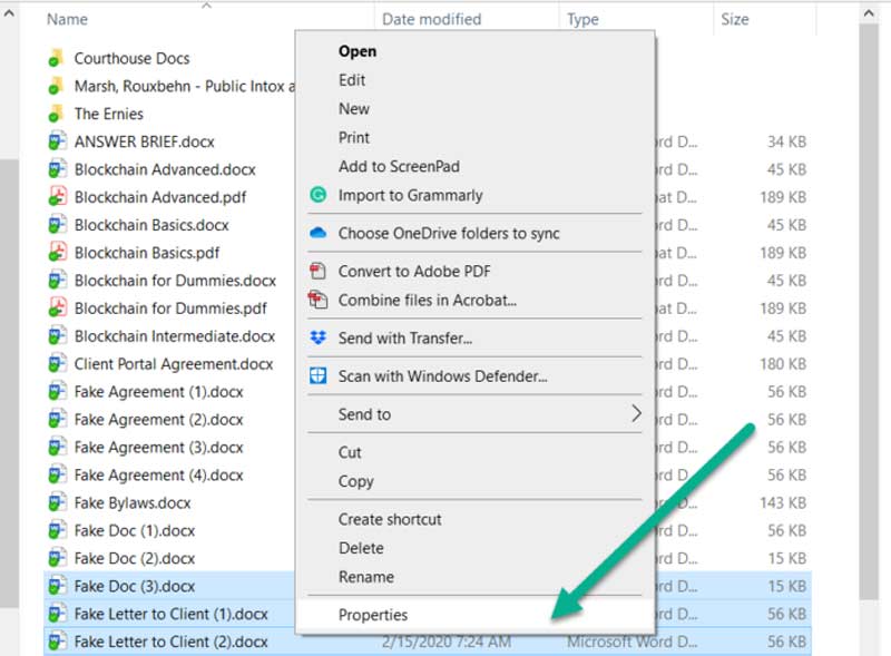 File Explorer Egenskaber Metadata Editor