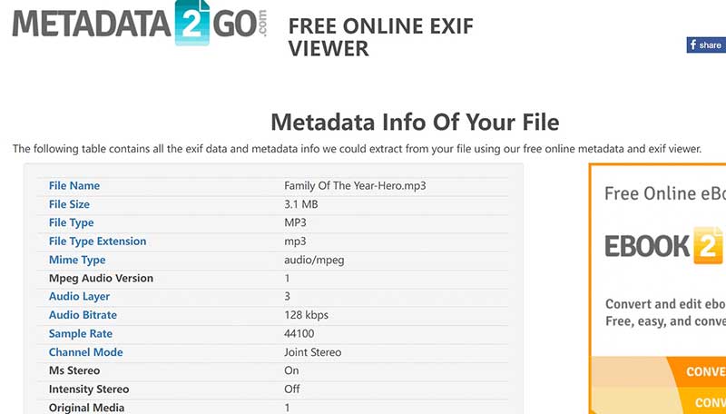 Metadata Go