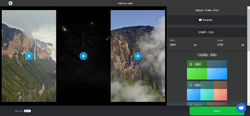 Combine Multiple Videos in One Screen Online PickFrom