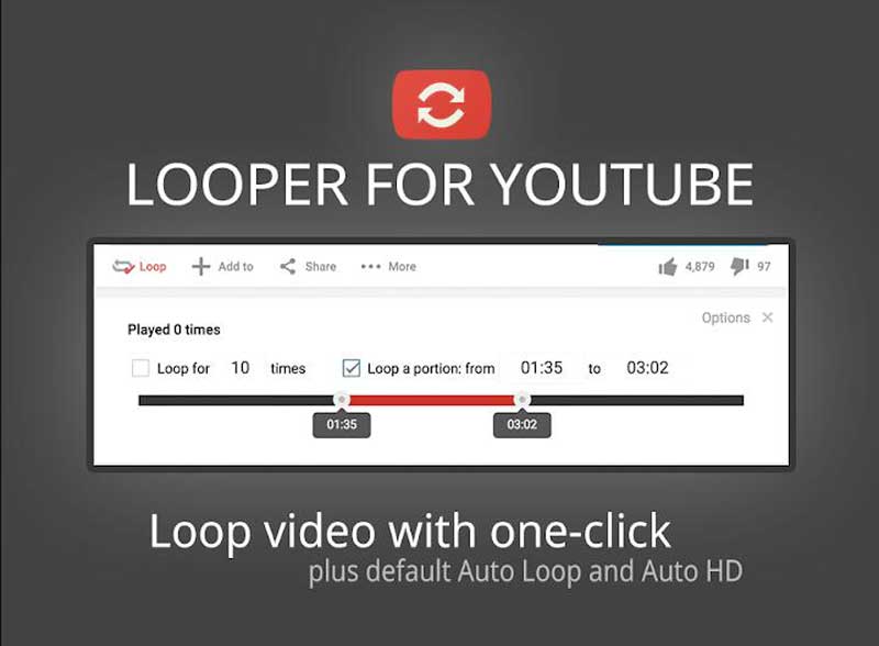 Looper voor YouTube