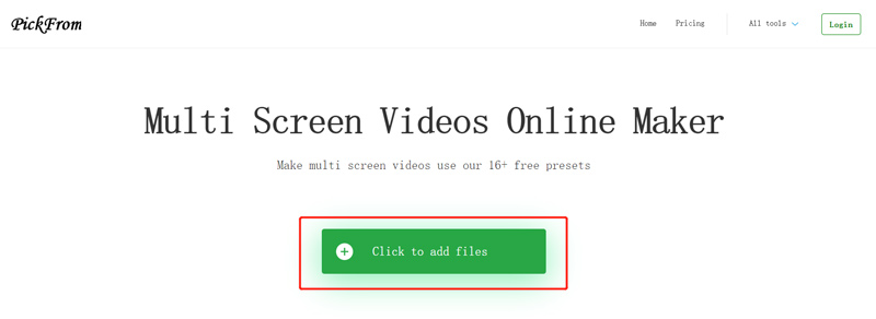 PickFrom Multi Screen Videos Online Maker
