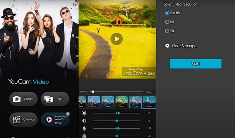 Editor de vídeo YouCam