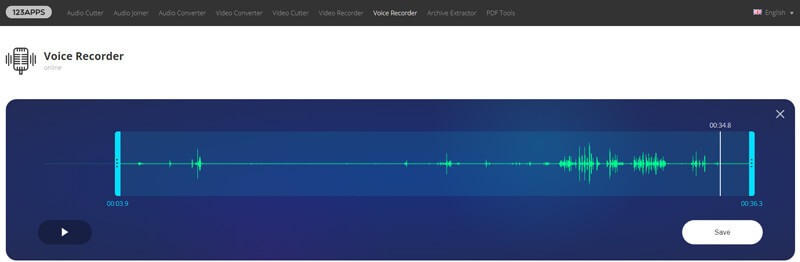 123Apps Online Voice Recorder