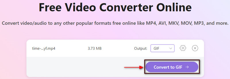 Convert to GIF MOV to GIF