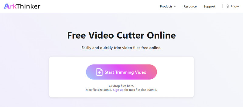 Gratis videocutter online