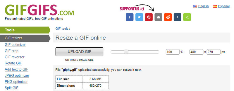 GIF Resizer - 5 principais ferramentas para redimensionar GIF animado grátis  / online