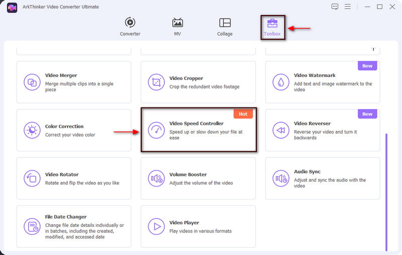 Navigate The video Speed Controller