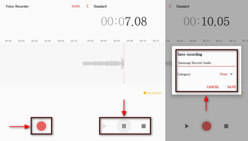 Samsung Audio Record