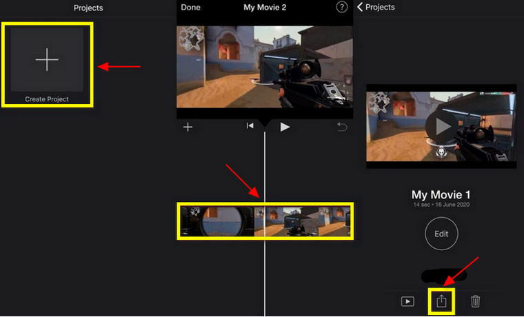 Encurte seu vídeo iMovie