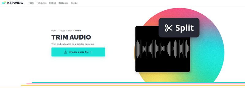 Trimma Audio Kapwing 