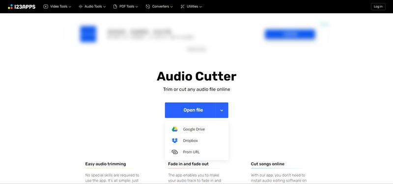 123Apps Audio Cutter Online