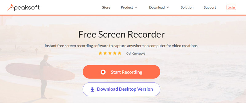 Apeaksoft Free Screen Recorder