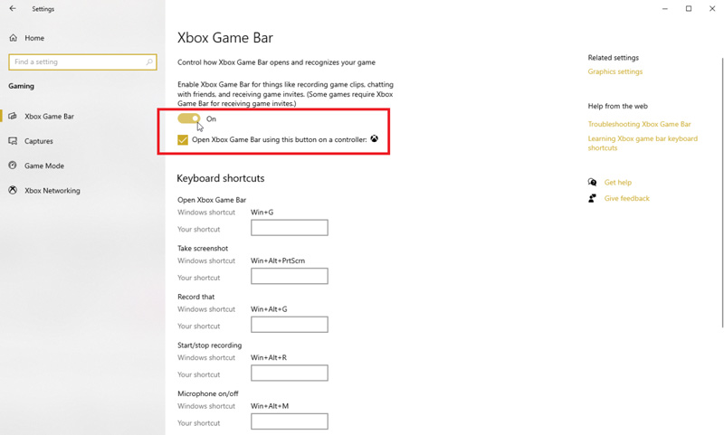 Enable Xbox Game