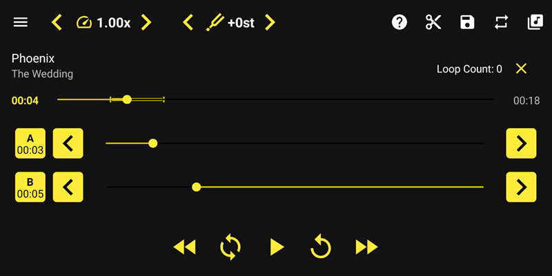 Loop Player-appen för Android