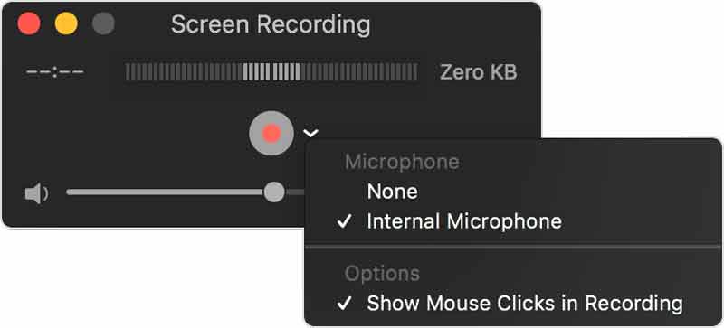 MacOS High Sierra Quicktime Screen Recording