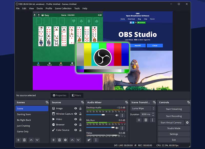 OBS Open Source Screen Recorder