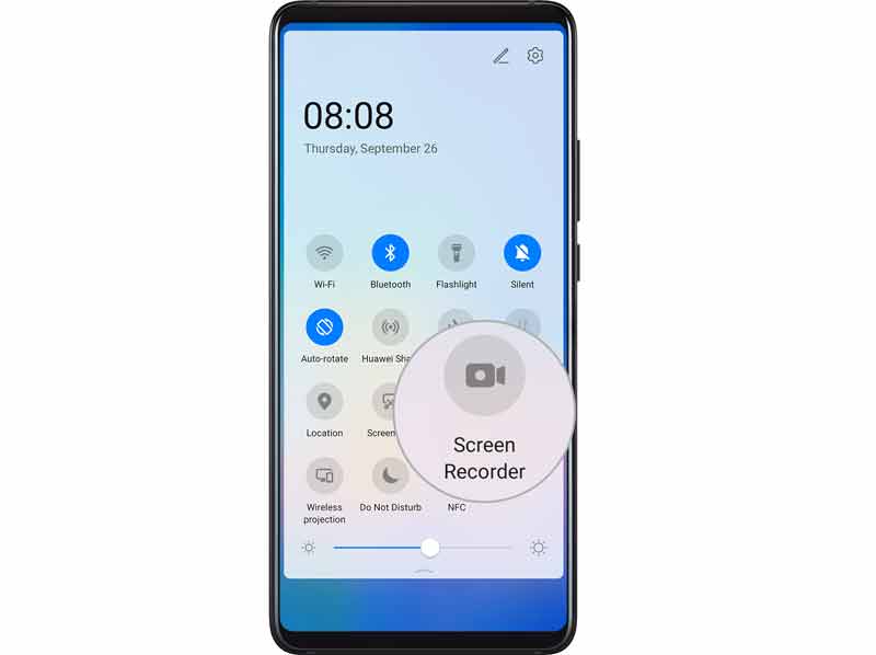 Screen Record Huawei