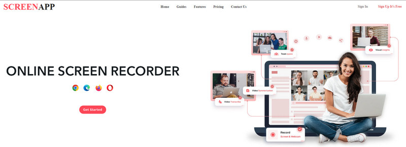 ScreenApp Online Screen Recorder