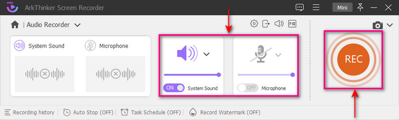 音声録音を開始する