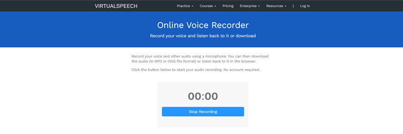 Registratore audio vocale virtuale